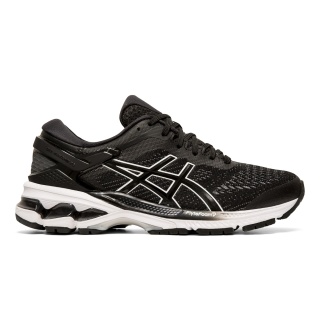 Asics Gel Kayano 26 black/white Stability Running Shoes Women